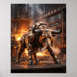 Poster Porte du Taureau de bronze