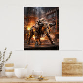 Poster Porte du Taureau de bronze (Cuisine)