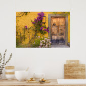 Poster Porte en bois (Cuisine)