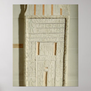 Poster Porte fausse de Sheshi, c.2300-2200 AVANT JÉSUS