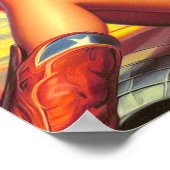 Poster Porte-fille spatiale vintage (Coin)