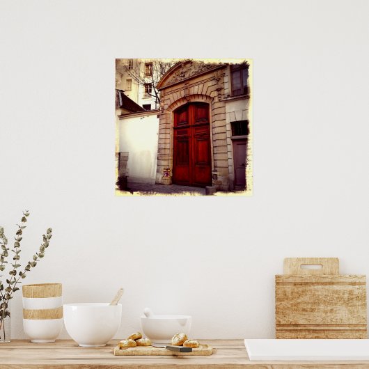 Poster Porte française (Cuisine)