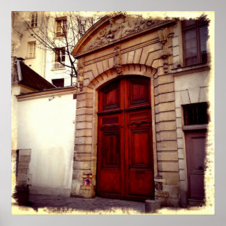 Poster Porte française