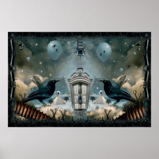 Poster Porte Gardée De La Psyche Intérieure (Devant)