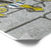 Poster Porte gothique (couleur) imprimé (Coin)