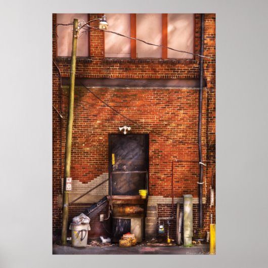 Poster Porte - La porte arrière (Devant)