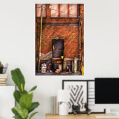 Poster Porte - La porte arrière (Bureau à domicile)
