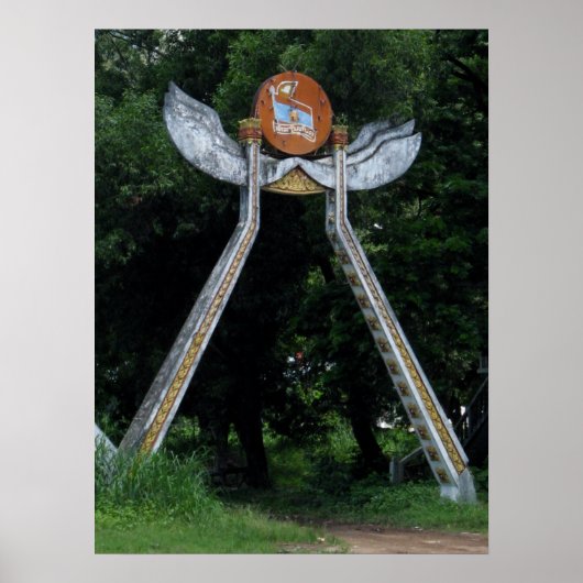 Poster Porte laotienne (Devant)