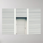 POSTER PORTE LOUVER FERMÉE (Devant)