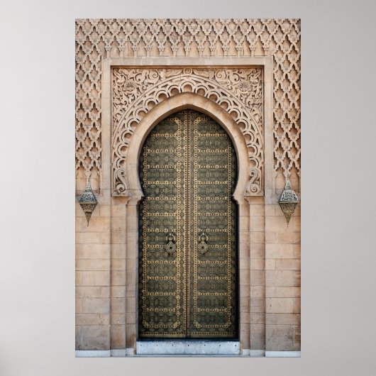 Poster Porte marocaine (Devant)