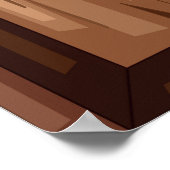 Poster Porte médiévale en bois (Coin)