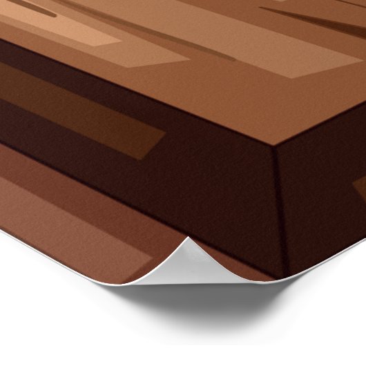 Poster Porte médiévale en bois (Coin)