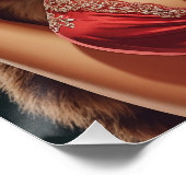 Poster Porte-monnaie mexicaine tenant Cute Cat (Coin)