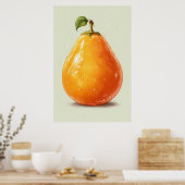 Poster Porte orange (Cuisine)