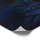 Poster Porte Ouverte - Peinture de Style Impressionniste (Coin)