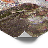 Poster Porte rose ancienne (Coin)