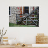 Poster Porte Rustique Flint Hills (Cuisine)