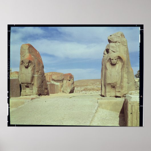 Poster Porte Sphinx, 1450-1200 av. (Devant)