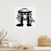 Poster Porte Torii (Cuisine)