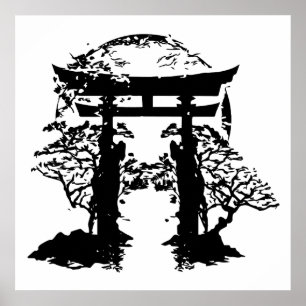 Poster Porte Torii