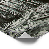 Poster Porte vintage de Branbourg Berlin (Coin)