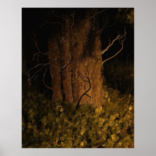 Poster Portée de cèdre en bronze (Devant)