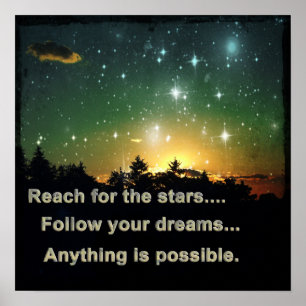 Poster Portée pour les étoiles
