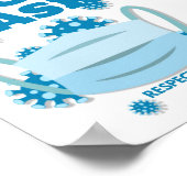 Poster Porter le masque (Coin)