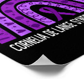 Poster Porter Le Violet Pour L'Accompagné Du Syndrome De  (Coin)