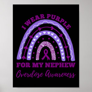 Poster Porter le violet pour ma sensibilisation à la surd