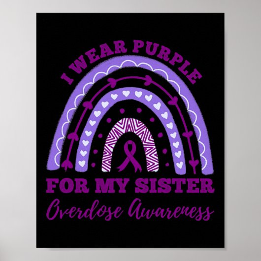 Poster Porter le violet pour ma soeur Conscience de la su (Devant)