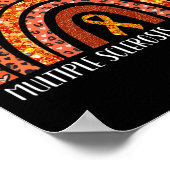 Poster Porter Orange Ms Rainbow Multiple Sclerosis Awards (Coin)