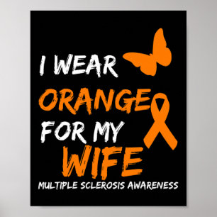 Poster Porter Orange Pour Ma Femme Sclérose En Plaque