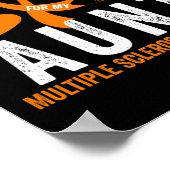 Poster Porter Orange Pour Ma Tante Ms Multiple Sclerosis (Coin)