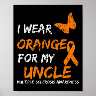 Poster Porter Orange Pour Mon Oncle Sclérose Multiples Ru