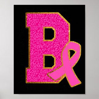 Poster Porter Pink Bulldogs Breast Cancer Sensibilisation