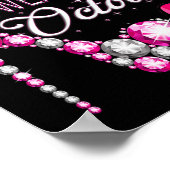 Poster Porter Rose En Octobre Sensibilisation au cancer d (Coin)