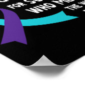 Poster Porter Turquoise Violet Pour Quelqu'Un Prévention  (Coin)