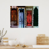 Poster Portes Alignées (Cuisine)
