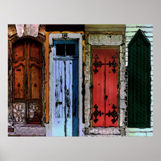 Poster Portes Alignées