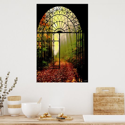 Poster Portes d'automne (Cuisine)