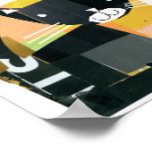 Poster Portes de chat noir (Coin)