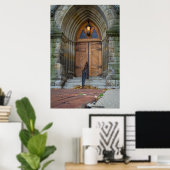 Poster Portes de l'ancienne église à Detroit (Bureau à domicile)