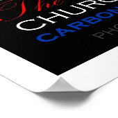 Poster Portes de l'église de Carbondale & Simpson, PA (20 (Coin)