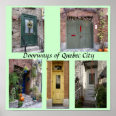 Poster Portes de Québec (Devant)