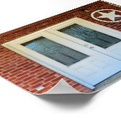 Poster Portes doubles Texas Star (Coin)