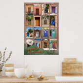 Poster Portes du Nouveau-Mexique version 2 (Cuisine)