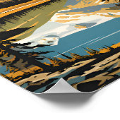 Poster Portes du parc national de l'Arctique (Coin)