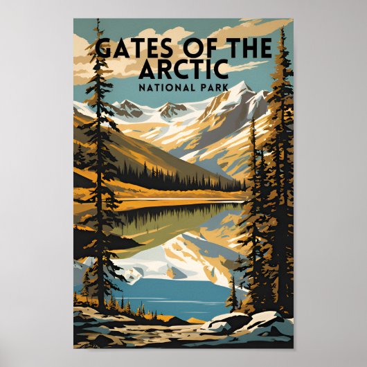 Poster Portes du parc national de l'Arctique (Devant)