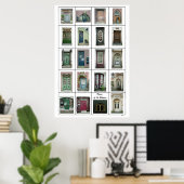 Poster Portes du Schnoor (Bureau à domicile)